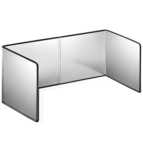 MMUK 4 Sided Splatter Guard for Frying Stove Top Stainless Steel Splatter Screens for Fine Mesh Oil Splash Guard Anti Splatter Shield Guard - Image 1