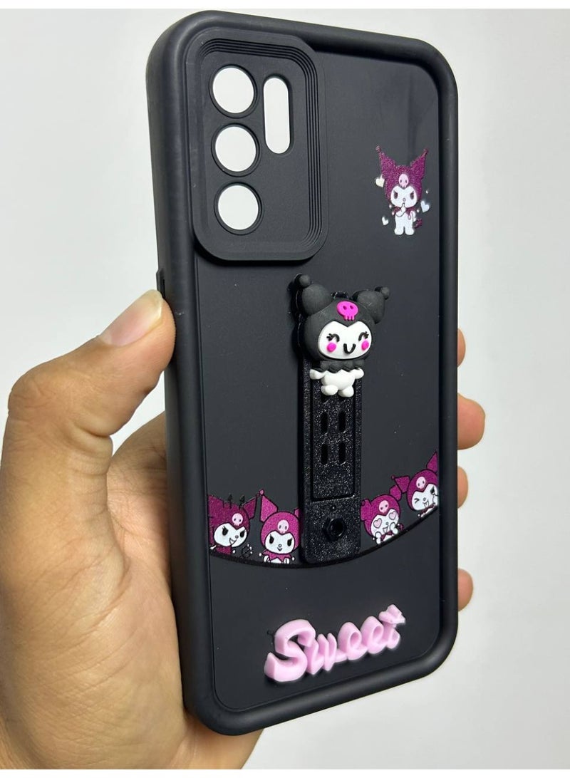 جراب خلفي بتصميم كرتوني جديد عليه كلمه Sweet متوافق مع هاتف Oppo Reno 6 - Image 3