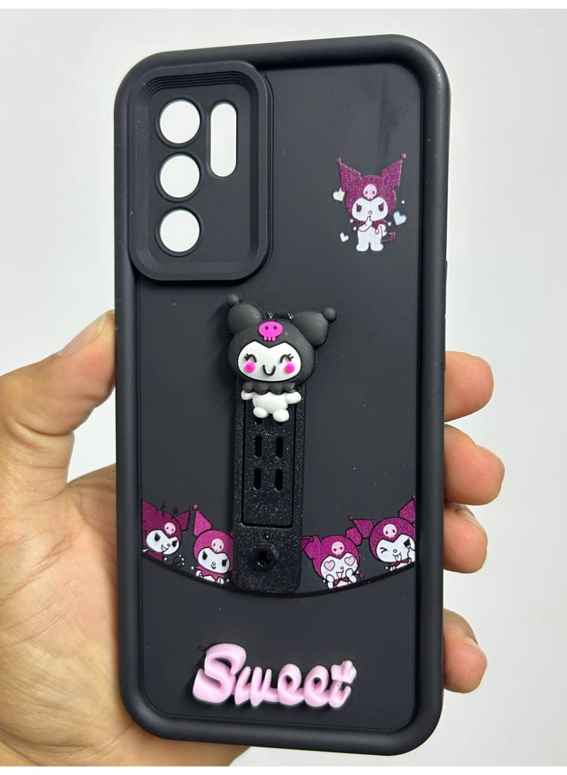 جراب خلفي بتصميم كرتوني جديد عليه كلمه Sweet متوافق مع هاتف Oppo Reno 6 - Image 2