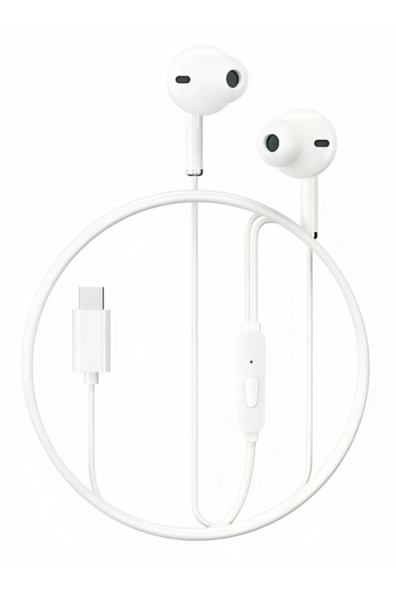 Bavin HX872 Wired Earphone Type-C In-Ear Headphone Headset With Microphone Stereo Audio Sounds Hi-Fi Bass - Image 2