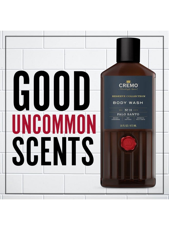 cremo Richlathering Palo Santo (Reserve Collection) Body Wash Notes Of Bright Cardamom Dry Papyrus And Aromatic Palo Santo 16 Fl Oz (2Pack) - Image 3