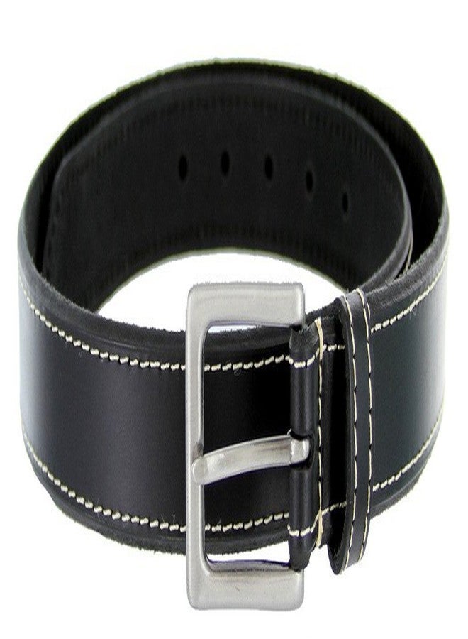 بيلتس.كوم حزام جينز كلاسيكي بحواف مشطوفة من الجلد الطبيعي للنساء (أسود، 34) - Image 4