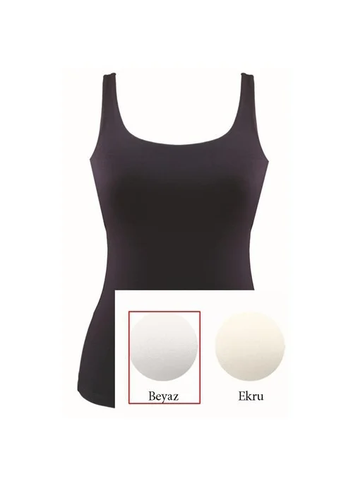 Magic Form 2021 Combed Cotton Narrow Strap Long Undershirt