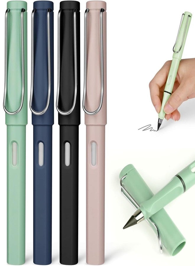 Shuttle Art 2pcs Eternal Inkless Pencil, Permanent No Sharpening, Everlasting Writing Pen for Children School Artists Sketch Drawing, Grey - Image 1