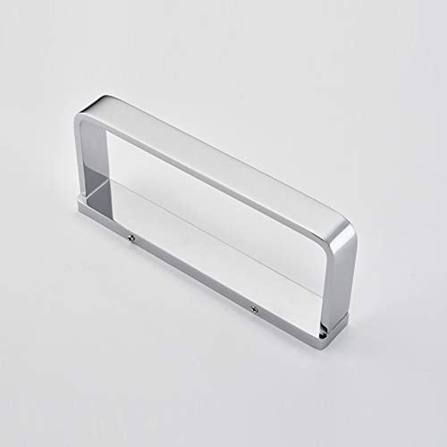 Aothpher Aothphe Bathroom Towel Ring Brass Square Hand Towel Holder Wall Mounted,Polished Chrome - Image 5