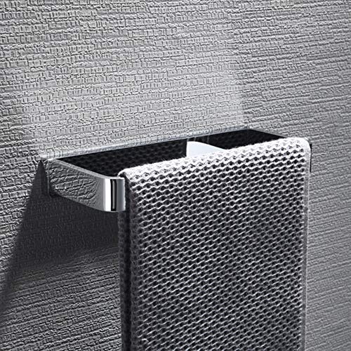 Aothpher Aothphe Bathroom Towel Ring Brass Square Hand Towel Holder Wall Mounted,Polished Chrome - Image 4