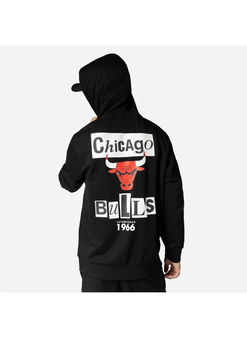 نيو ايرا Chicago Bulls Newspaper Graphic Hoodie