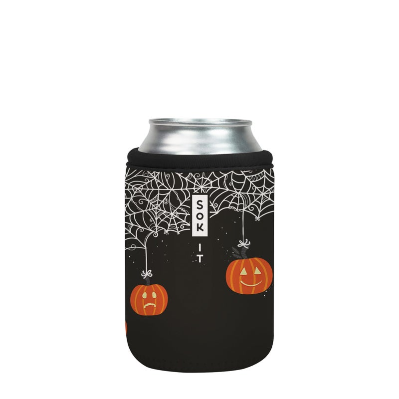 Sok It Can Sok Sleeve for Beer & Soda Insulated Neoprene Cover (Pumpkin Party  12oz Can Sleeve) - Image 1