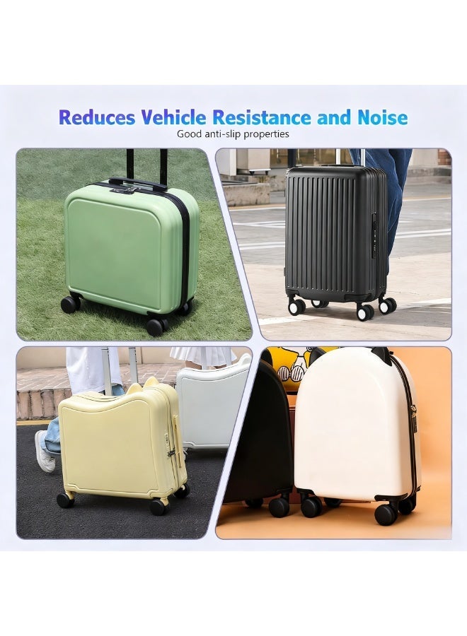 REOCLE 16PCS Luggage Wheel Covers with Universal Fit and Durable Material Suitcase Protectors with Easy Install Design for Travel Luggage Maintenance - Image 5