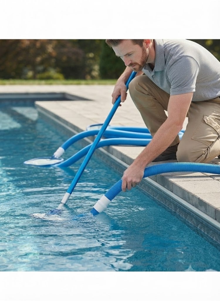 ASTRAL POOL Auto Floating Suction Hose with Rotating Cuffs Pipe for Filtration Systems (15m) - Image 3