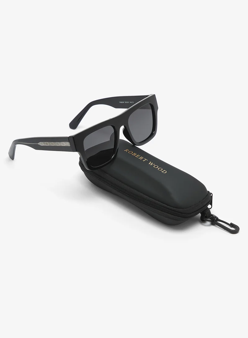 Robert Wood  Polarized Lens Square Wayfarer Sunglasses for Men | Best Price UAE
