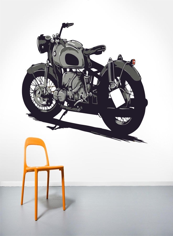 Wall Attraction™ Royal Enfield Bullet Wall Stickers & Murals Size - 58x43cm MD184_S - Image 1