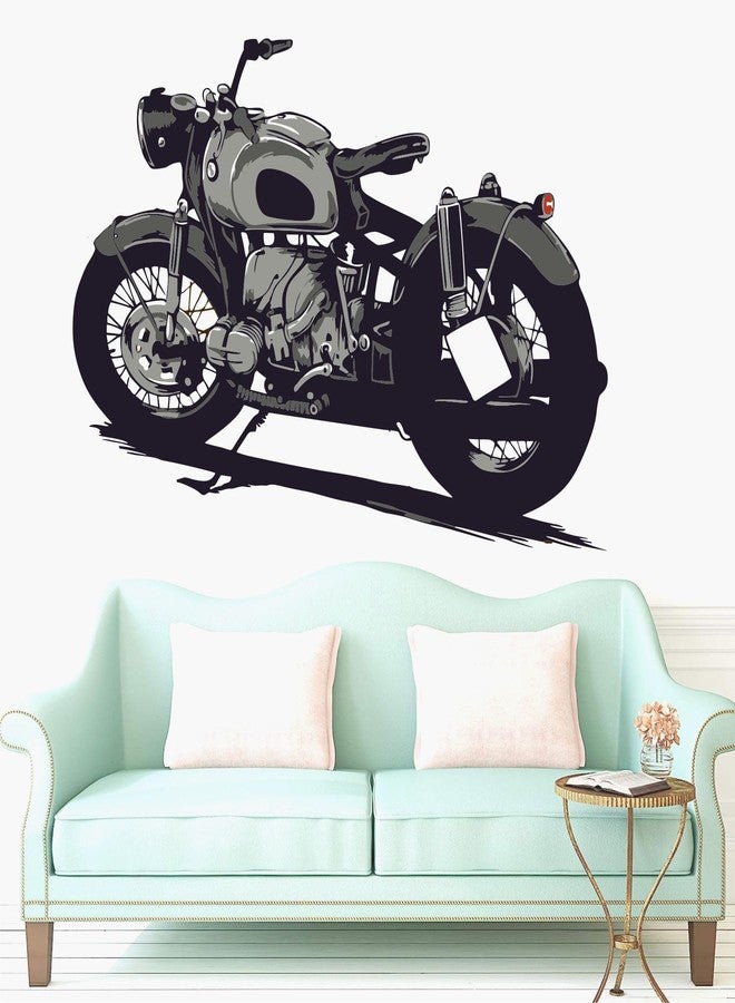 Wall Attraction™ Royal Enfield Bullet Wall Stickers & Murals Size - 58x43cm MD184_S - Image 2