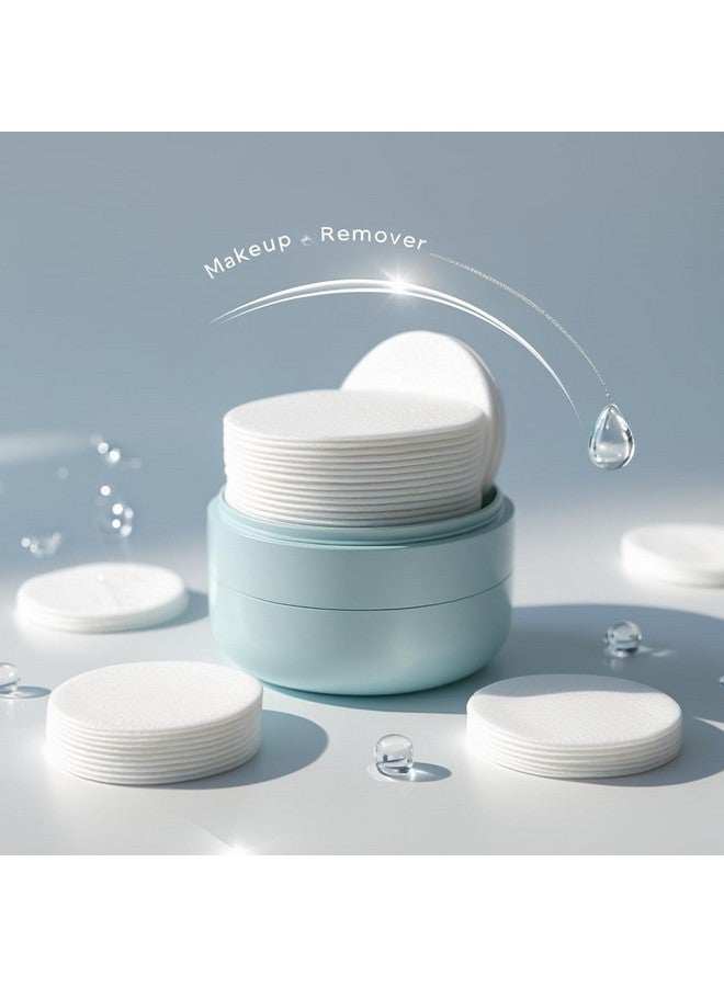PALMATE Cotton Makeup Remover Pads, Pack of 50 Pcs, White - Image 3