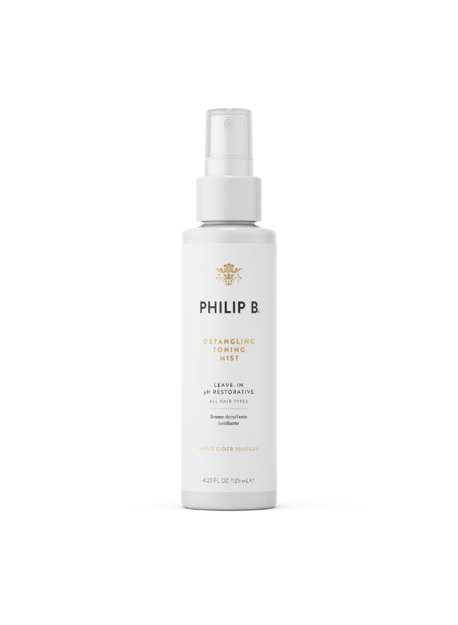 PHILIP B Detangling Toning Mist pH Restorative 423 oz 125 ml UnTease Tangles Leaves Hair Glossy Smooth and FrizzFree - Image 2