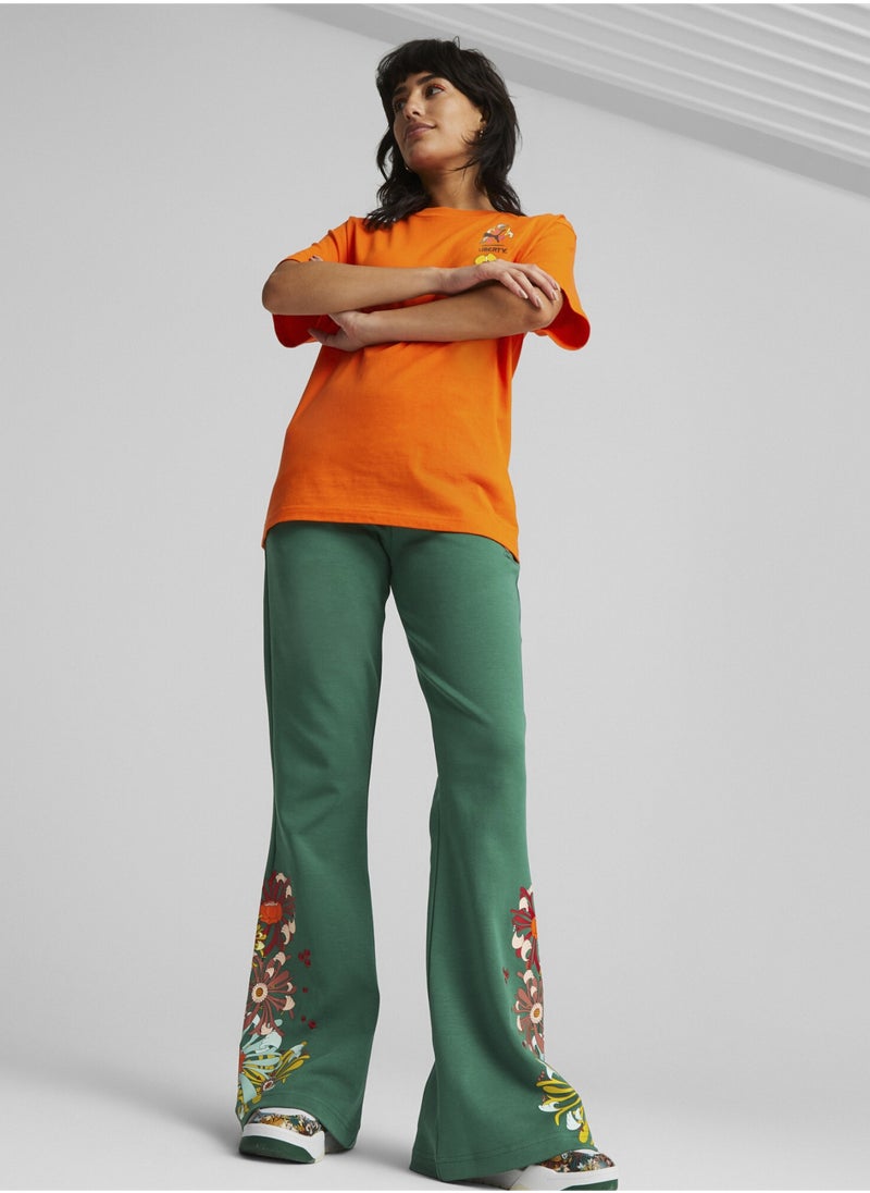 PUMA - x LIBERTY Womens Graphic T-Shirt - Image 1