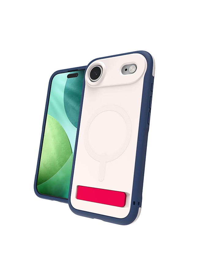 ZAGG iPhone 17 Pro Case – Sedona Snap MagSafe Compatible Kickstand Cover with Graphene Strength, 13 ft Drop Protection & Reinforced Bumpers – Royal Ember Blue - Image 3