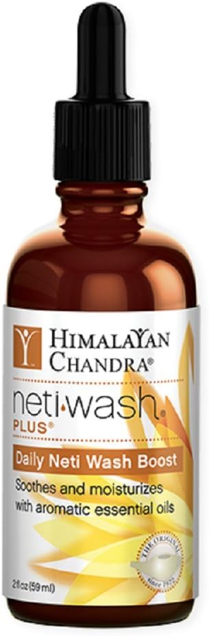 Himalayan Chandra Himalayan Chandra Neti Wash Plus with Essential Oils for Sinus Support, 2 oz (Pack of 2)