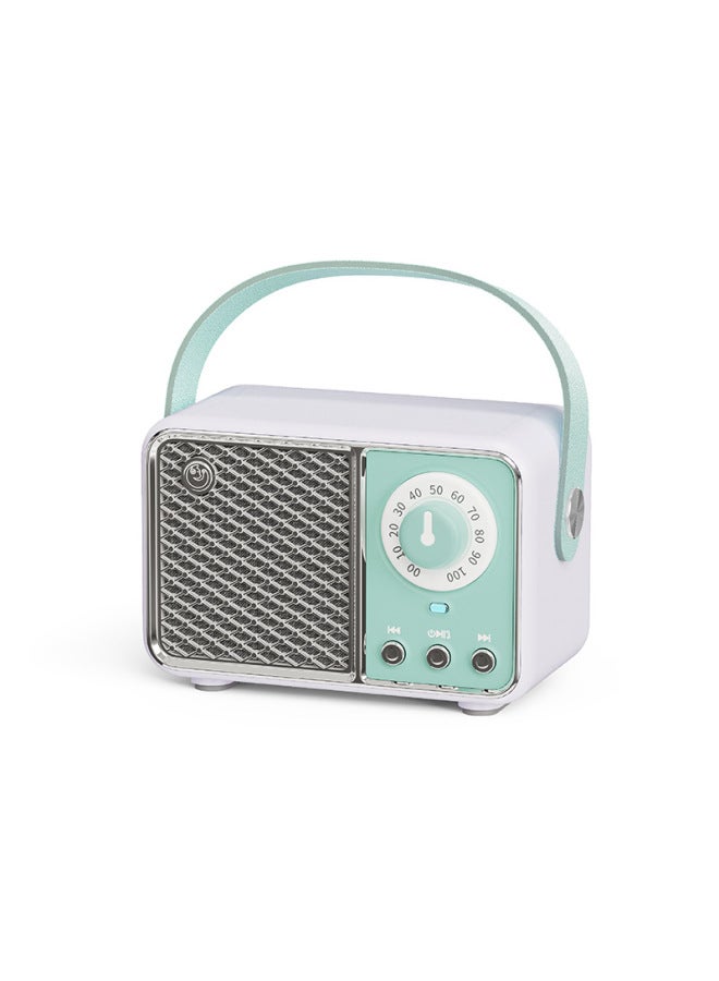 نيوترل ميني سماعة بلوتوث خارجية كلاسيكية، محمولة مع مدخل يو إس بي وبطاقة تي أف، سماعة صغيرة عالية الجودة وإبداعية مع راديو إف إم - Image 1