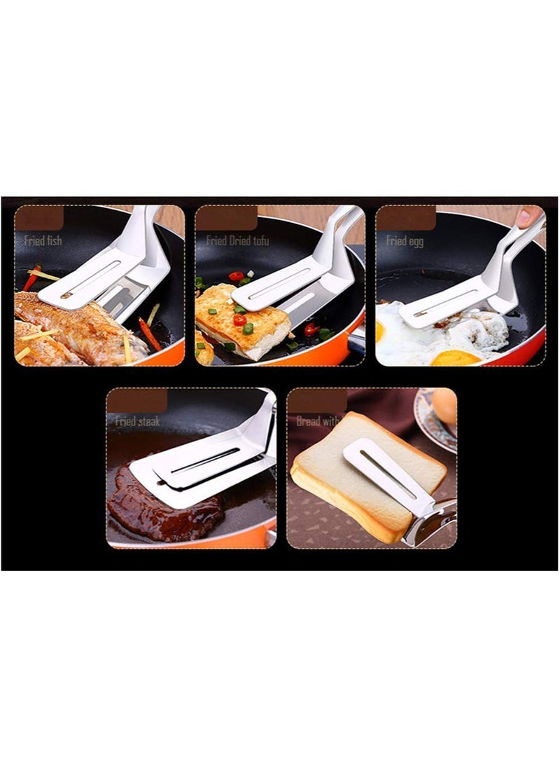 Kitchen Cooking Tools, Stainless Steel Barbecue Clip, BBQ Tongs, Fried Shovel, Bread Meat Vegetable Clamp (Silver) - pzsku/ZAF75098AC5EDD471AB26Z/45/_/1738730443/43666e78-d2cf-4818-a920-00a24fc83d81