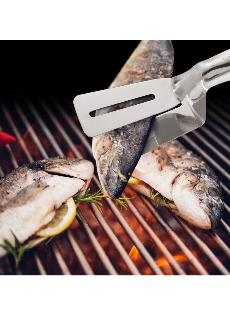 Kitchen Cooking Tools, Stainless Steel Barbecue Clip, BBQ Tongs, Fried Shovel, Bread Meat Vegetable Clamp (Silver) - pzsku/ZAF75098AC5EDD471AB26Z/45/_/1738730464/e75f0b3a-49e4-4655-a212-b6ccd20673c5