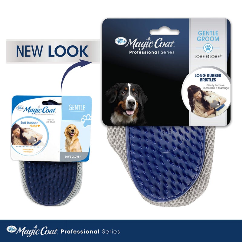 four paws Magic Coat Professional Series Love Glove Dog Grooming Mitt - Image 4