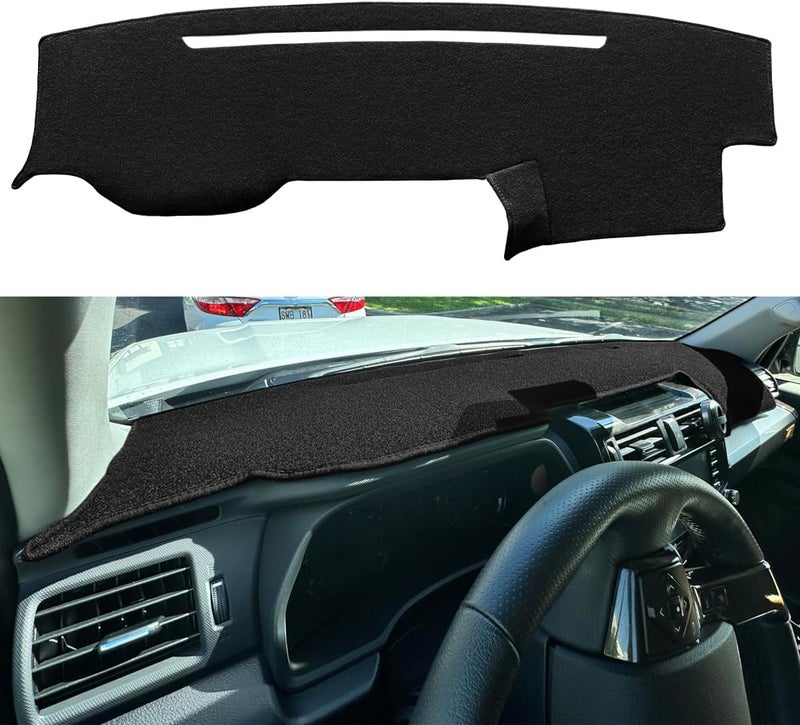 Fcovergurus Dash Cover Mat Custom Fit for Toyota 4Runner 2010-2021, Black Dashboard Cover Pad Carpet Protector F105 - Image 1