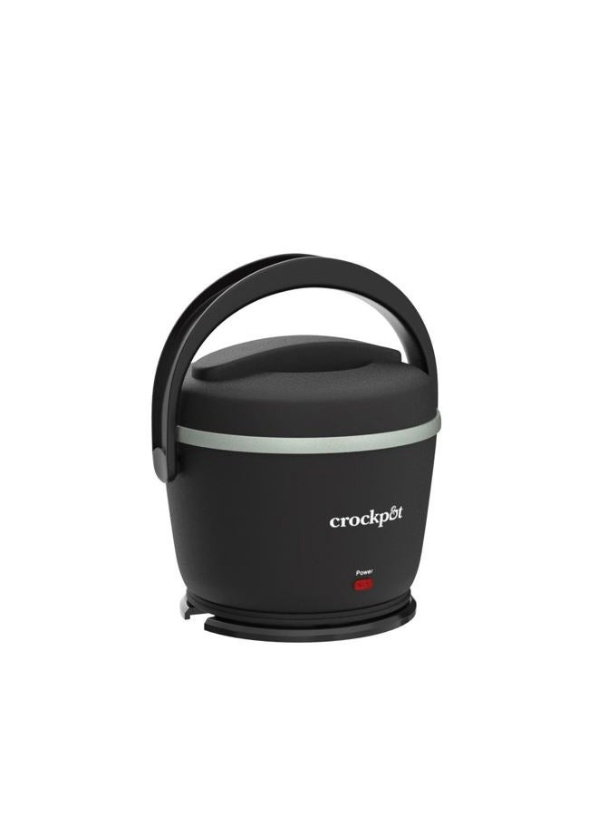 Crock-Pot Electric Lunch Box, Portable Food Warmer for On the Go, 20 Ounce, Black Licorice, New Black Licorice Lunch Crock - Image 4