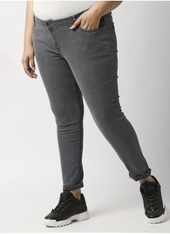 HIGH STAR Women Grey Slim Fit Stretchable Jeans  - Image 2