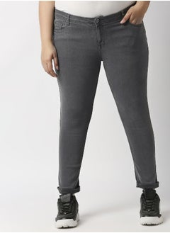 HIGH STAR Women Grey Slim Fit Stretchable Jeans  - Image 1