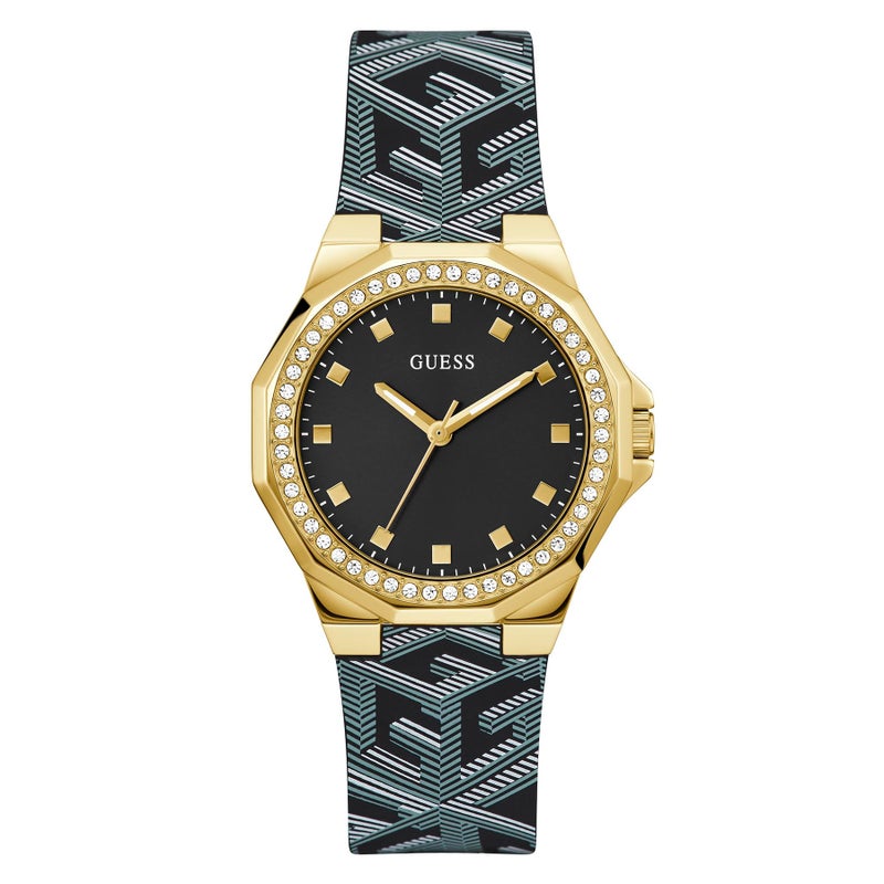 GUESS Women's Quartz Watch GW0598L2 – Gold-Tone Stainless Steel Case Watch - Image 1
