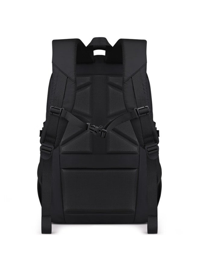 Edison High School Student Backpack, Large Capacity, Anti-drop, Water-resistant, Spine Protection, Reflective Double Shoulder Bag For Middle School Students E30-1 - Image 4