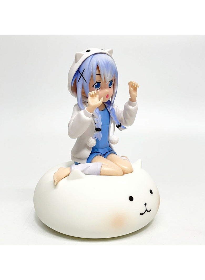 general Sitting Kotone Shino figurine for cars can be used as a decorative ornament exquisitely detailed - Image 3