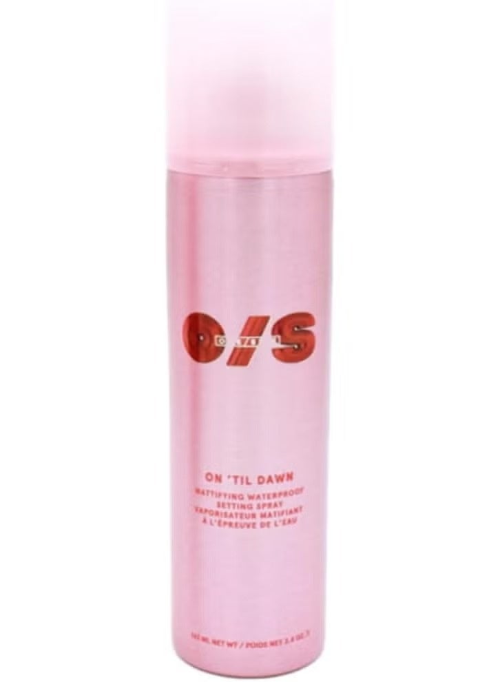 One/Size One Size By Patrick Starrr On 'Til Dawn Mattifying Waterproof Setting Spray For Long Lasting Face Makeup, All Day Matte Finish, Light Finishing Spray,3.4 Ounce (Pack Of 1)