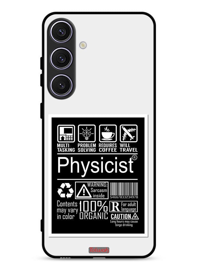 Tolwak Samsung Galaxy S25 Plus Protective Case Cover Physicist Sticker - Image 1