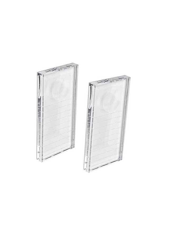 Alluring - Eyelash Extension Glass Lash Holder Palette Lash Tile Strip Lash Organizer Eyelash Extension Tools Supplies (2 Lash Palettes) - Image 1