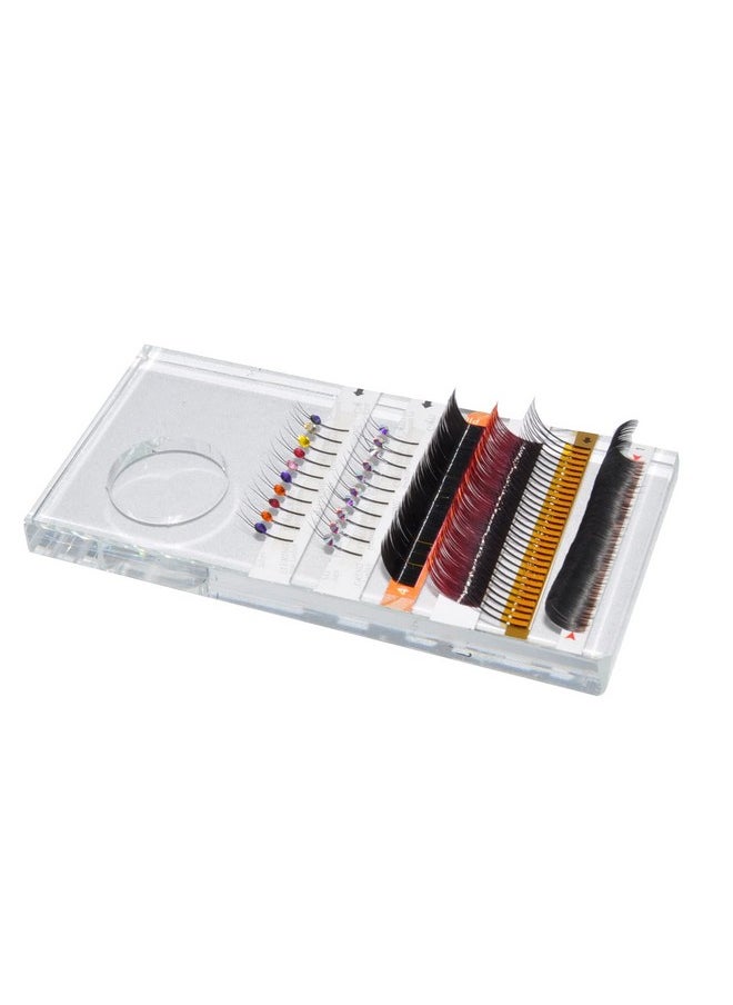 Alluring - Eyelash Extension Glass Lash Holder Palette Lash Tile Strip Lash Organizer Eyelash Extension Tools Supplies (2 Lash Palettes) - Image 1