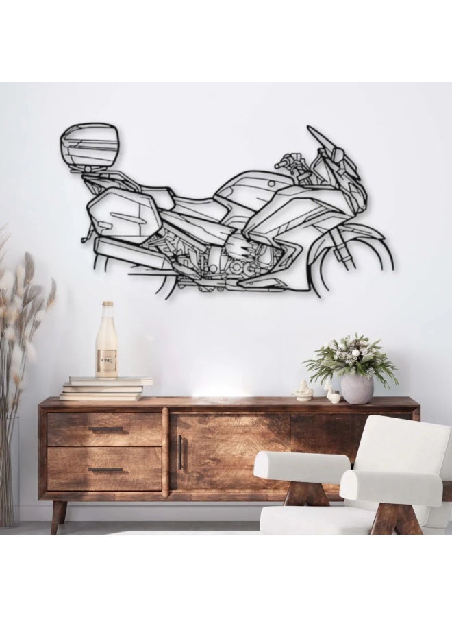 FJR1300 Metal Wall Decor with Motorcycle Motif – Yamaha - Image 1