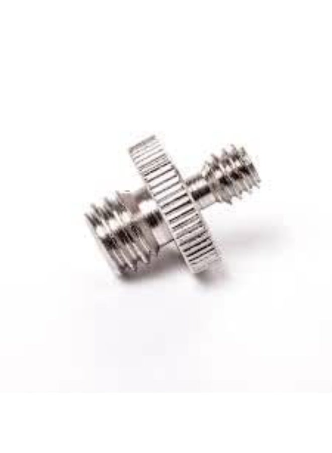 MySouqEg | Pack Camera Double-Head Adapter Screw Standard Male to Male Threaded Tripod Screw Adapter for Camera/Tripod/Monopod/Ballhead/Light Stand-1/4"/0.354"=0.6/0.9cm  - Image 2