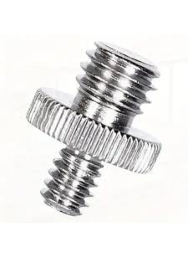MySouqEg | Pack Camera Double-Head Adapter Screw Standard Male to Male Threaded Tripod Screw Adapter for Camera/Tripod/Monopod/Ballhead/Light Stand-1/4"/0.354"=0.6/0.9cm  - Image 4