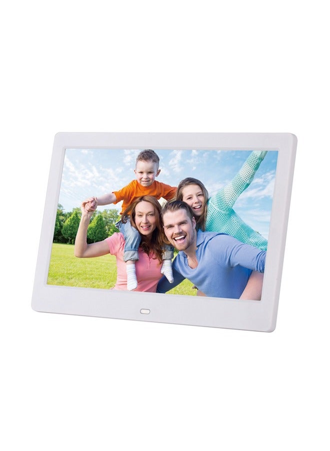Digital Picture Frames 10.1 inch Digital Photo Frame LED Backlight HD 1024*600 Electronic Album Picture Music Movie Good Gift for Friends Family Multiple Functions (Color : White) - Image 2