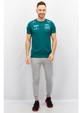 Aston Martin Men Sportswear Fit Short Sleeve Training T-Shirt, Green  - Image 4