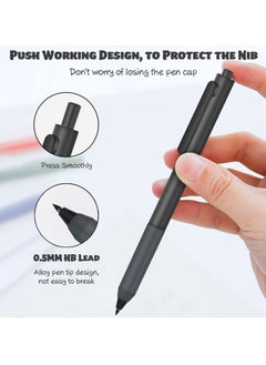 Y&D 10 PCS Inkless Eternal Mechanical Pencil Set, Tree-Friendly Durable Pencils 0.5, Everlasting for Kids & Adult Writing, Sketch, Drawing (Black and White)  - Image 2