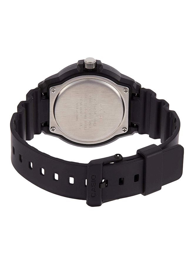 CASIO Boys Youth Water Resistant Analog Watch MRW-200H-2B3VDF - 45 mm - Black - Image 2