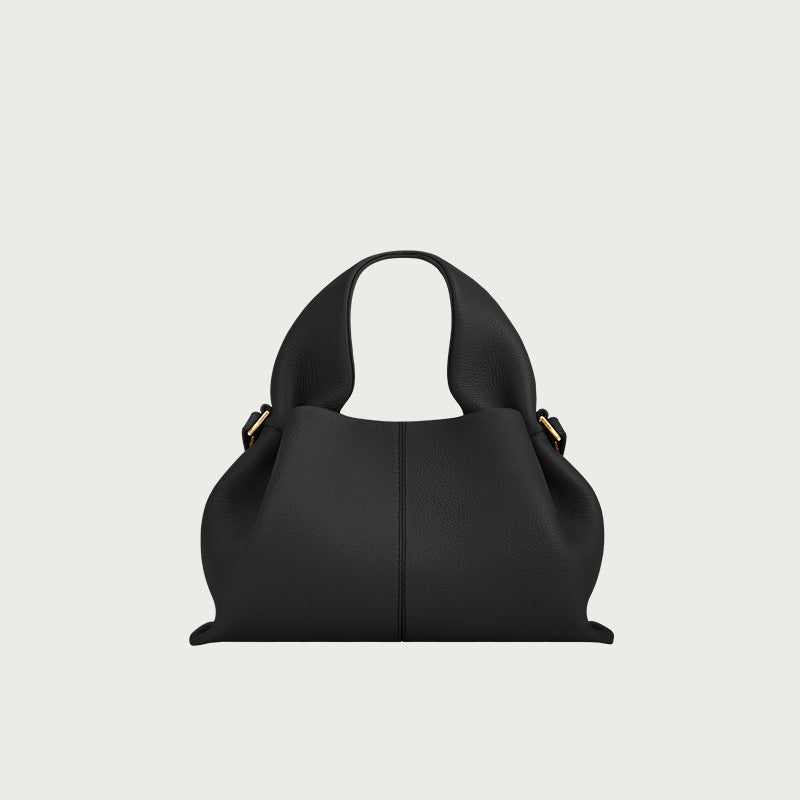 POLENE Numéro Neuf Mini Edition Textured Camel Black Camera Bag Crossbody Bag - Image 1