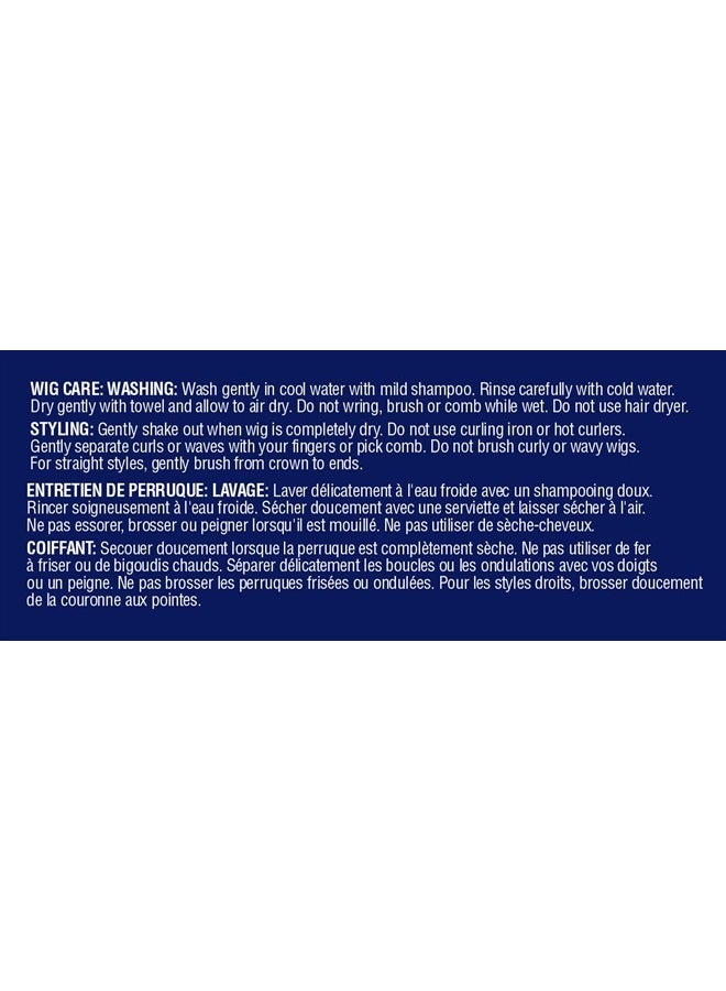 RUBIE'S womens Rockin Diva Wig With Tinsel Party Supplies, Black/Silver, One Size US - Image 3