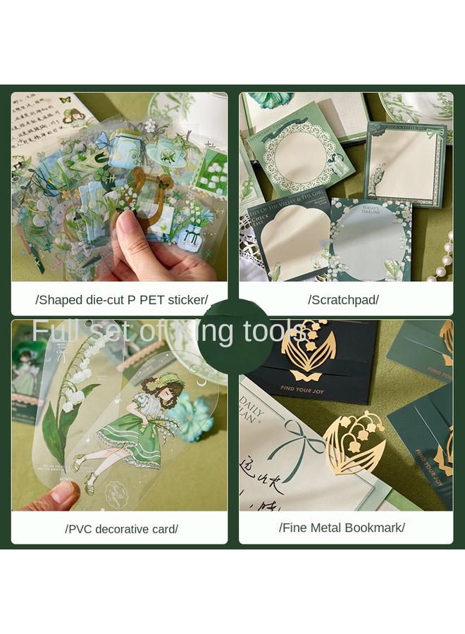 Bluejw Hand Account Suit Notebook Primary School Student Hand Account Gift Box Suit High-value Girl Hand Account Gift Box - Image 4