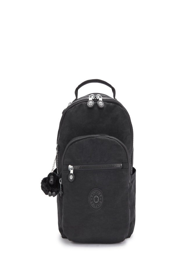KIPLING KIPLING حقيبة ظهر صغيرة للتابلت من كيبلينج للنساء، طراز سيول، متينة، مزودة بأحزمة كتف مبطنة وجيب مخصص للتابلت. - Image 4