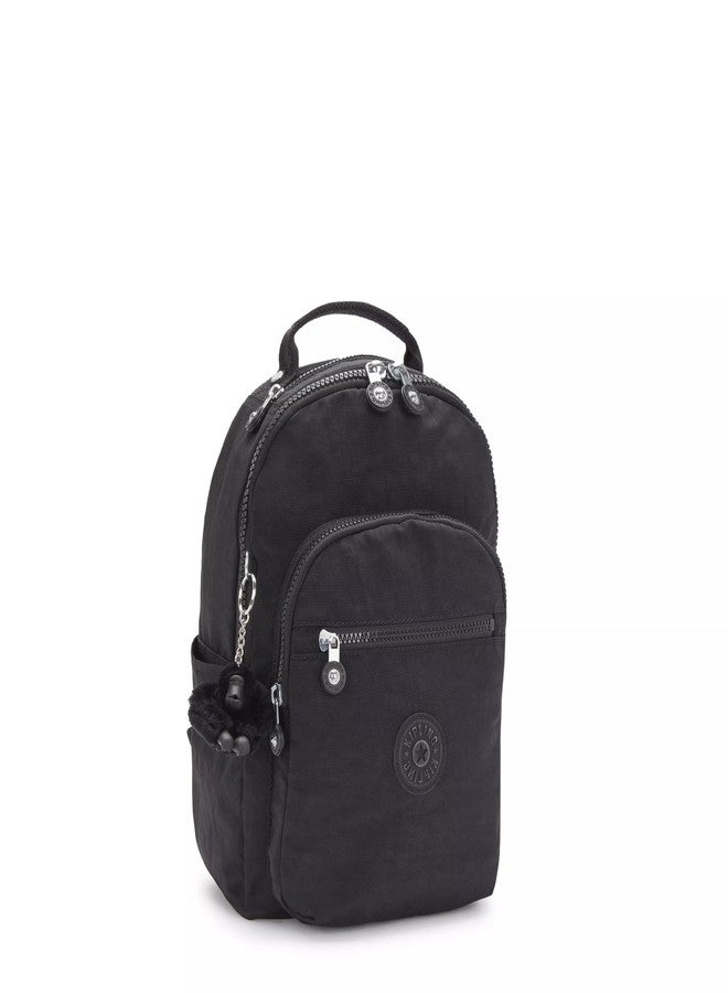 KIPLING KIPLING حقيبة ظهر صغيرة للتابلت من كيبلينج للنساء، طراز سيول، متينة، مزودة بأحزمة كتف مبطنة وجيب مخصص للتابلت. - Image 5
