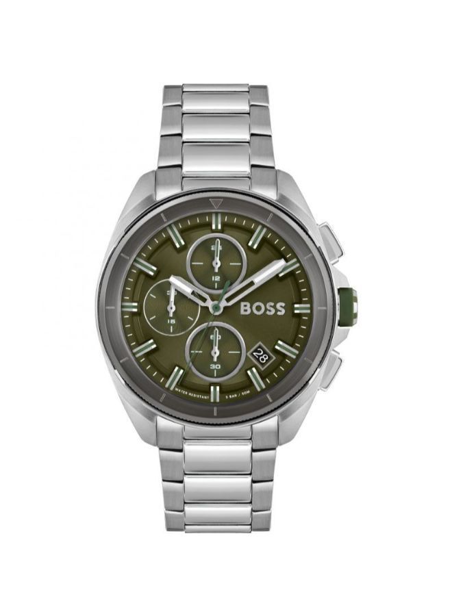 BOSS Hugo Boss Chronograph Volane Mens Watch (1513951) Green - Image 1